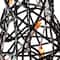 23" Black LED Witch Hat Halloween Garden Stakes